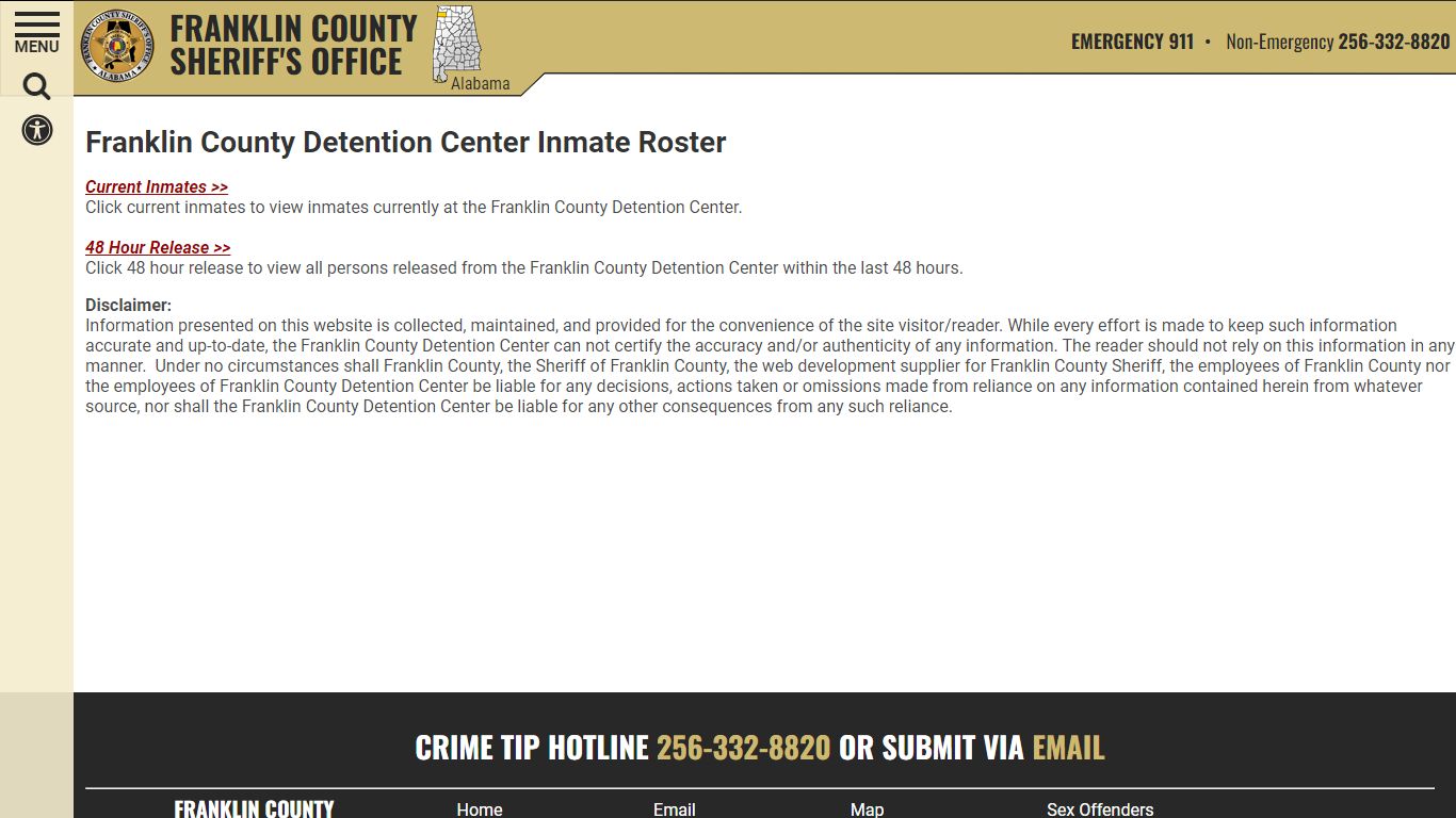 Roster Choose - Franklin County AL Sheriff's Office